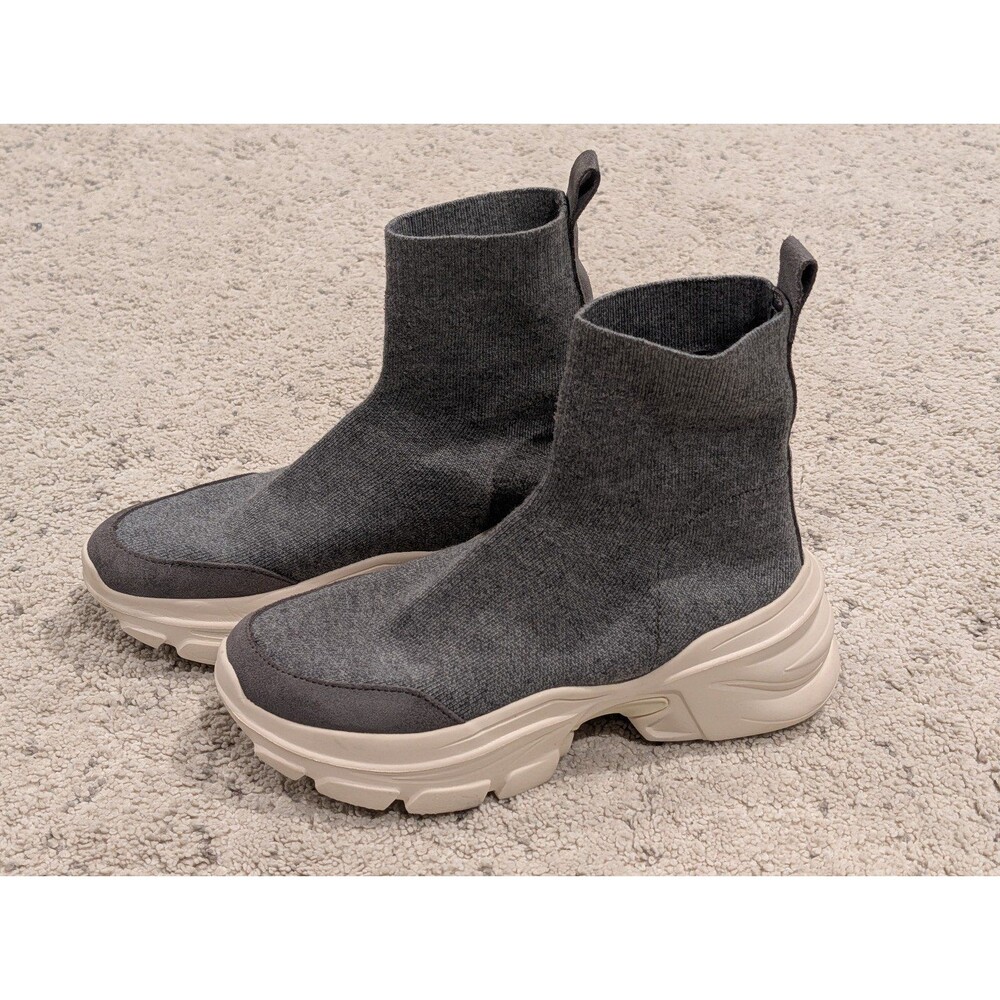 Zara Stretch Knit Sock Sneakers 6.5